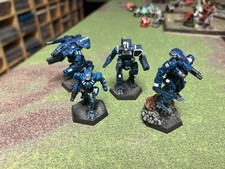 Nicely Painted Battletech Mercenary Lance Bat...