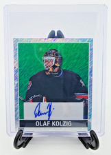 2025 Leaf Metal Legends 1948 Originals Olaf Kolzig Auto Green Shimmer /3 #LO-OK1
