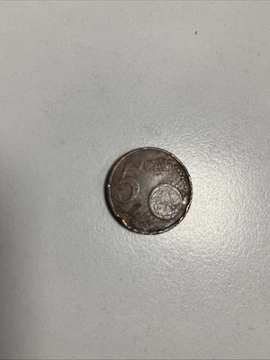 Pièce rare 5 centimes euro - Photo 1/2