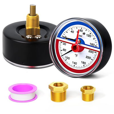 #ad 0 160Psi Thermal Pressure Gauge0 250 „‰ 1 4quot; NPT 2.5quot; FACE DIALBoiler Tempera $22.96