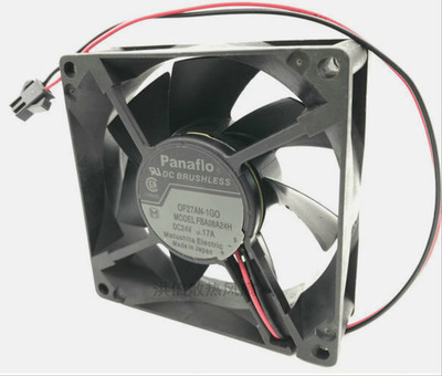 1pc FOR  panaflo Fan FBA08A24H DC24V 0.17A 8025 8CM 2 Pin cooling fanyay