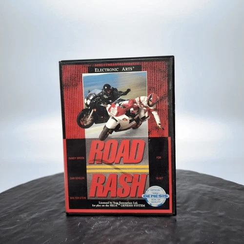 Road Rash Sega Genesis CIB Complete w/ Manual Tested 1992 EA Racing Game 🎮