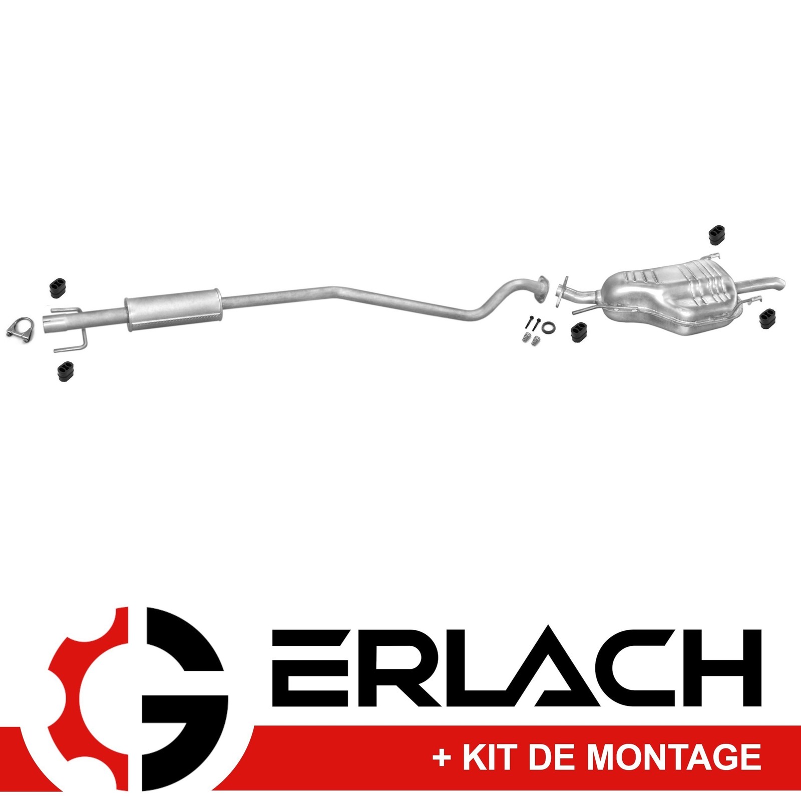 Échappement silencieux Opel Astra G break 1.7 TD DTi 16V 371 de rechange haute qualité