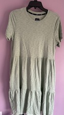 Woman’s Gap Green Babydoll Dress Soft Small