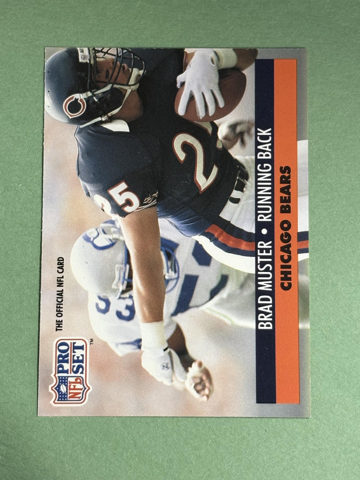 Brad Muster 1991 Pro Set Chicago Bears #105 AA365