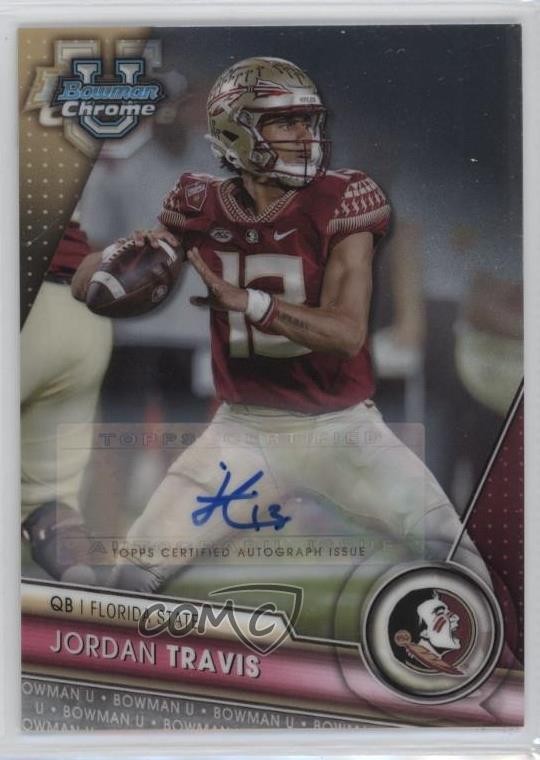 2023 Bowman U Chrome Chrome Prospect Auto Jordan Travis #66 Auto 1n2k