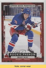 2015-16 Upper Deck Portfolio Rookie Color Photos Brady Skjei #205 READ f5g