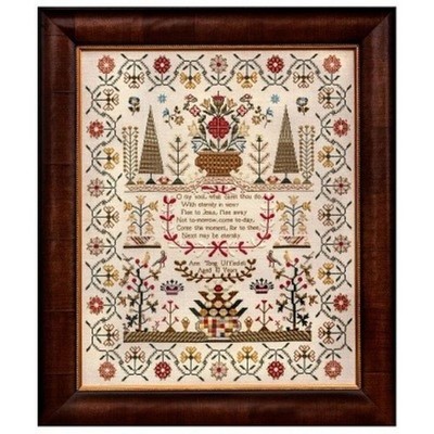 ANN TONG UFFINDELL 1835 CROSS STITCH SAMPLER- BY HANDS ACROSS THE SEA SAMPLERS