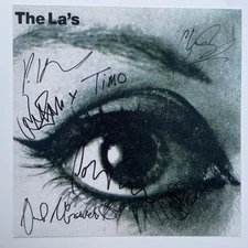 SIGNED THE LA’S POWER CAMELL MAVERS SHARROCK TIMSON HEMMINGS SUTTON 12x12 PHOTO