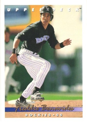 1993 Upper Deck #732 Freddie Benavides Colorado Rockies