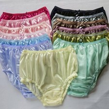 13pcs Underwear Women Nylon Small Panties Smooth Soft Briefs High Waist 24"-28"