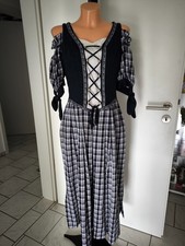 Vintage Dirndl Trachten Kleid Oktoberfest Tra...