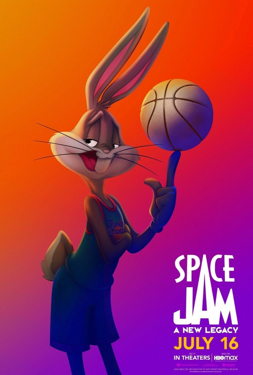 Space Jam: A New Legacy Movie Poster (20x30) Lebron, Zendaya