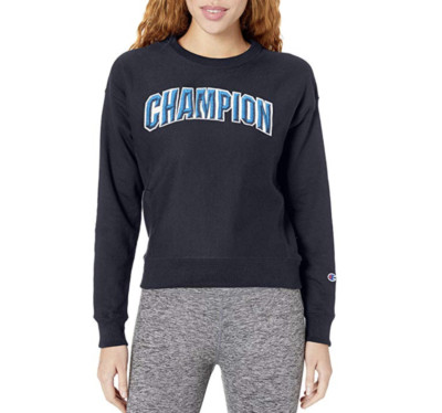 champion women's reverse weave crew