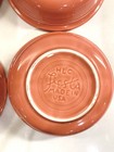 4 FIESTA Fiestaware Soup Cereal BOWLS Persimmon Orange HomerLaughlin73 HLC Ware — photo 9