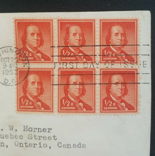 US FDC # 1030a Benjamin Franklin 1955. - Picture 6 of 6