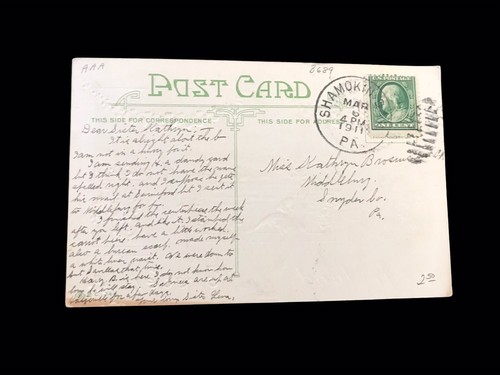 Antigua postal del día de San Patricio 1911 en relieve Irlanda para siempre - Imagen 2 de 2