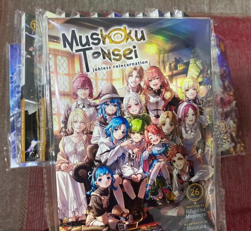 Mushoku Tensei: Jobless Reincarnation Light Novel Vol.1-26 Versión en Inglés NUEVO