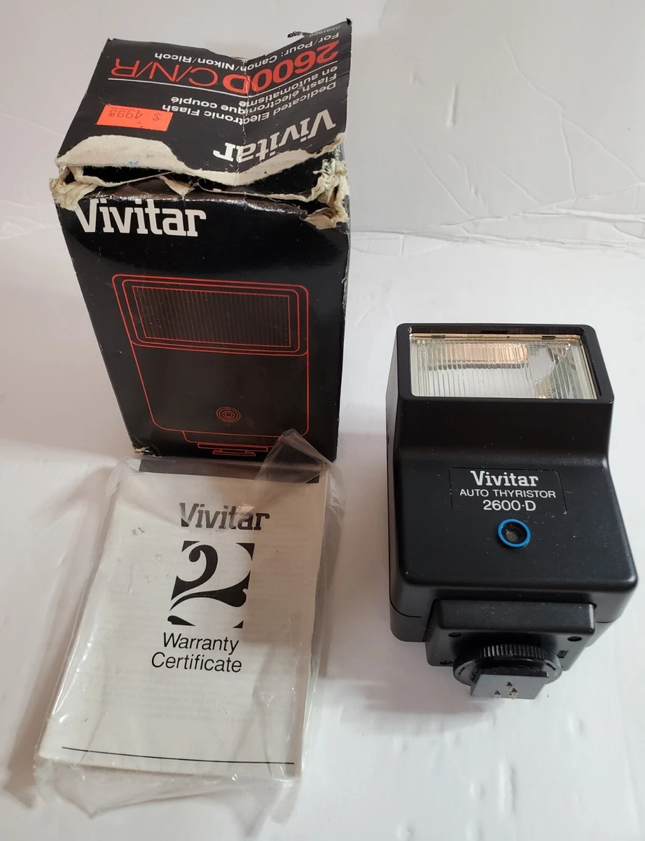 Vintage Vivitar 2600 Auto Electronic Flash, New In