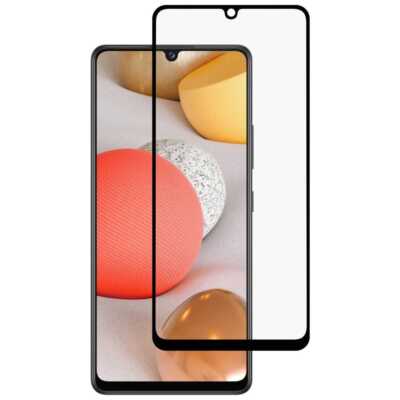 Schutz Glas für SAMSUNG GALAXY A42 5G Full Cover Full Glue Tempered Glass Film