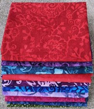 Batik Fabric Precuts Bundle Yardage Scraps - You Choose