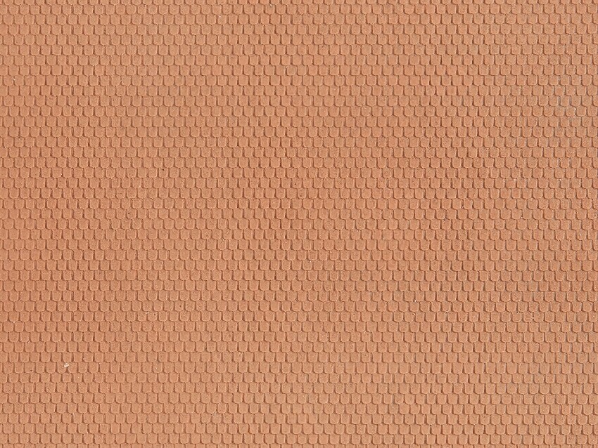 Noch 60360 Tetto in 3D Rosso "Plain Tile Red" 28x10cm modellismo