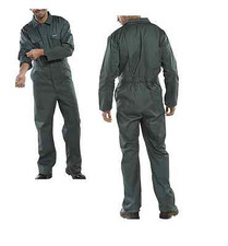 Arbeitskombi Overall grün Arbeitsoverall Arbeitsanzug Karneval Kombi Fasching