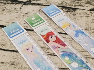 3x Cute Disney Princess Rulers Math 15cm Lovely Elsa Ariel Cinderella ...