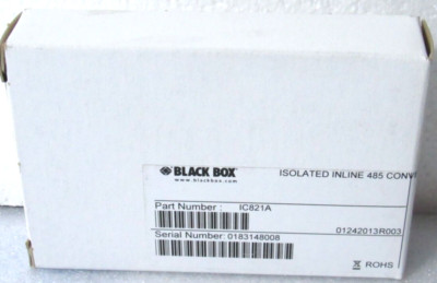Black Box Network IC821A Async RS232 to RS422/485 Interface Converter [CTOKT]