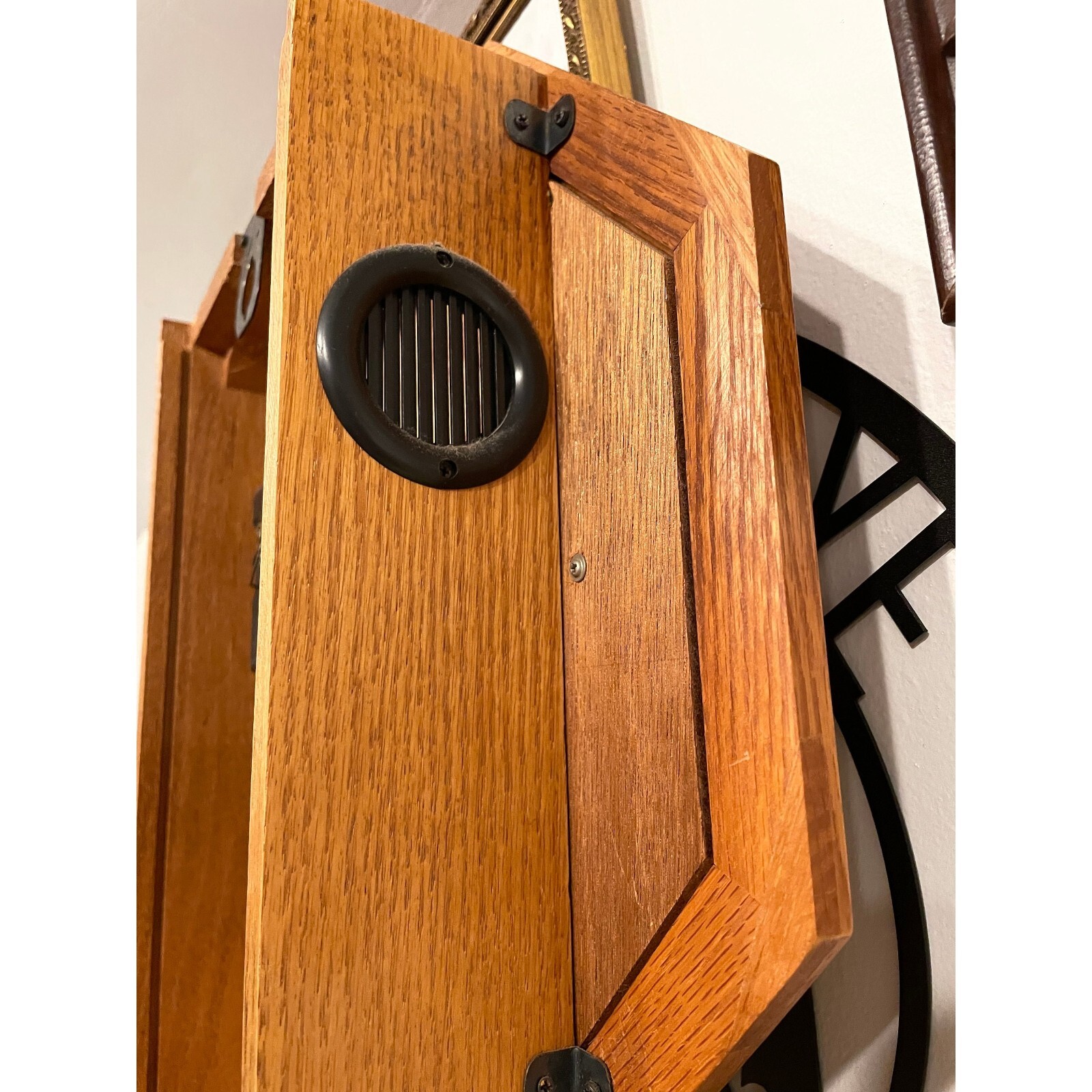 DANIEL Dakota Quartz Regulator Westminster Chime Wall CLOCK 24" x 14" x