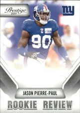 2011 Panini Prestige Rookie Review #21 Jason Pierre-Paul New York Giants