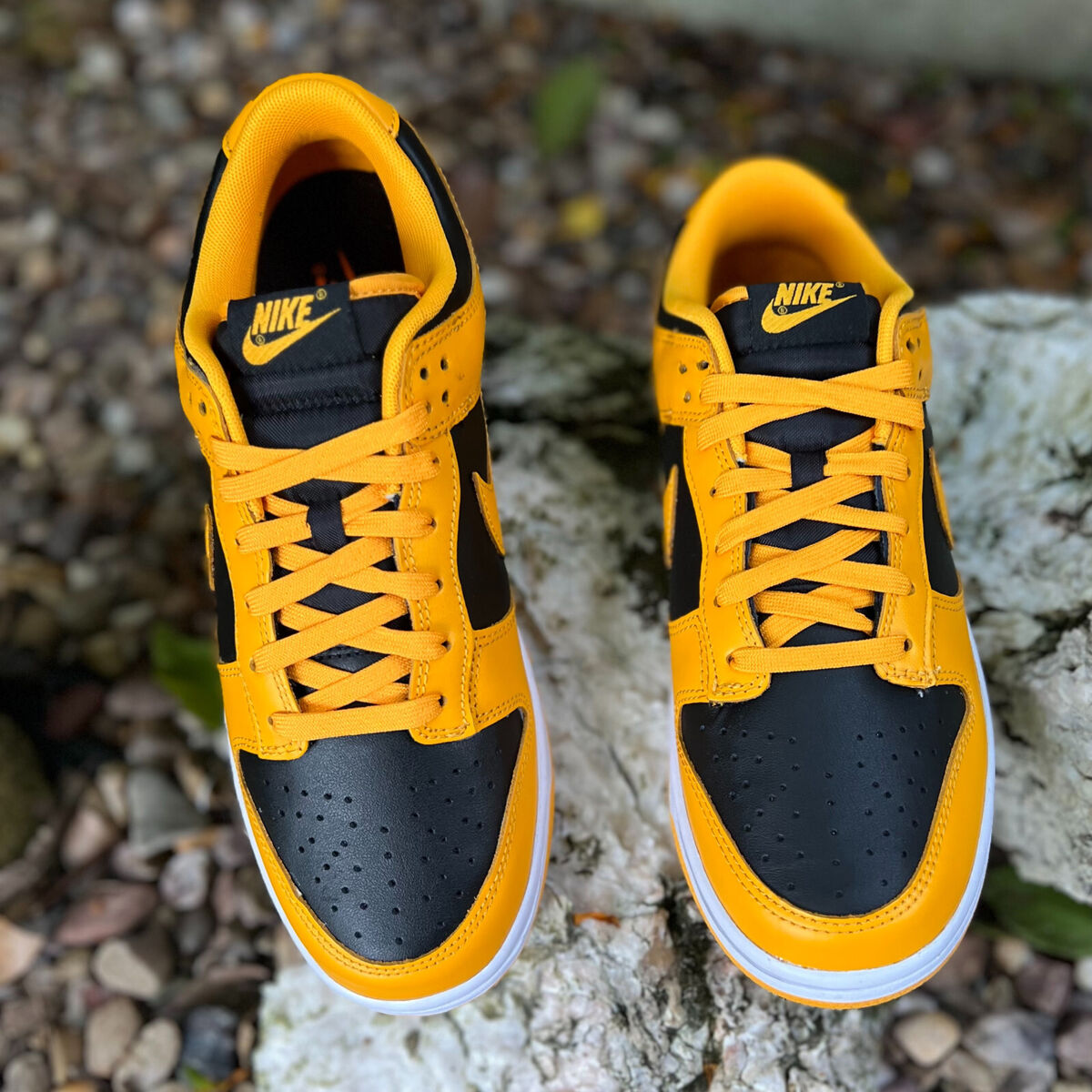 Nike Dunk Low Retro Goldenrod Black / Yellow DD1391-004 UK8 Nike Dunk Low Retro Goldenrod Black / Yellow DD1391-004 UK8