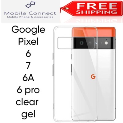 Google Pixel 7 / Pixel 6a / Google Pixel 6 7 Pro 3a Gel Hülle Klar Cover TPU Weich