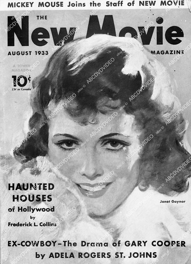 Vintage Janet Gaynor The New Movie Magazine Cover 6861-010  