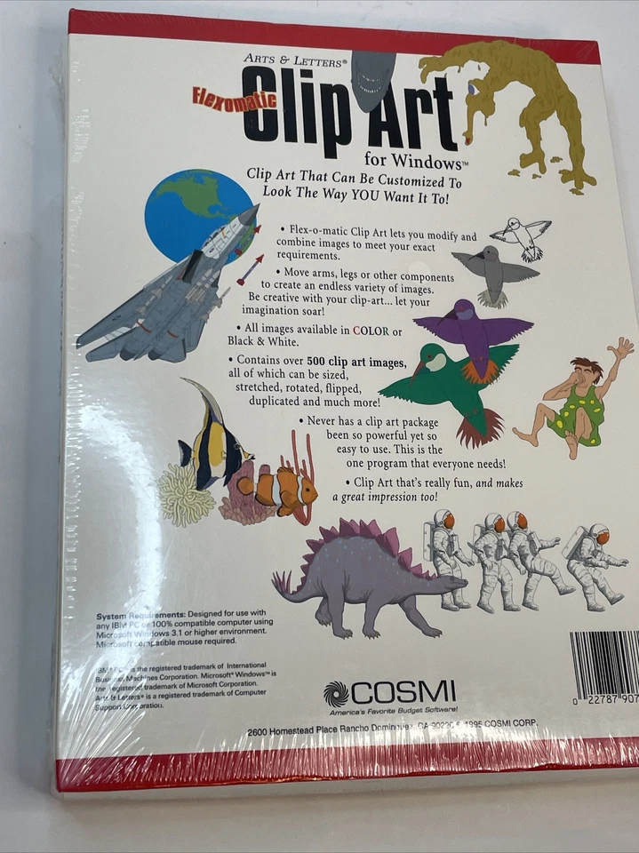 Clip Art Flexomatic Windows 95 Swift Platinum Arts & Letters - Image 3 of 4