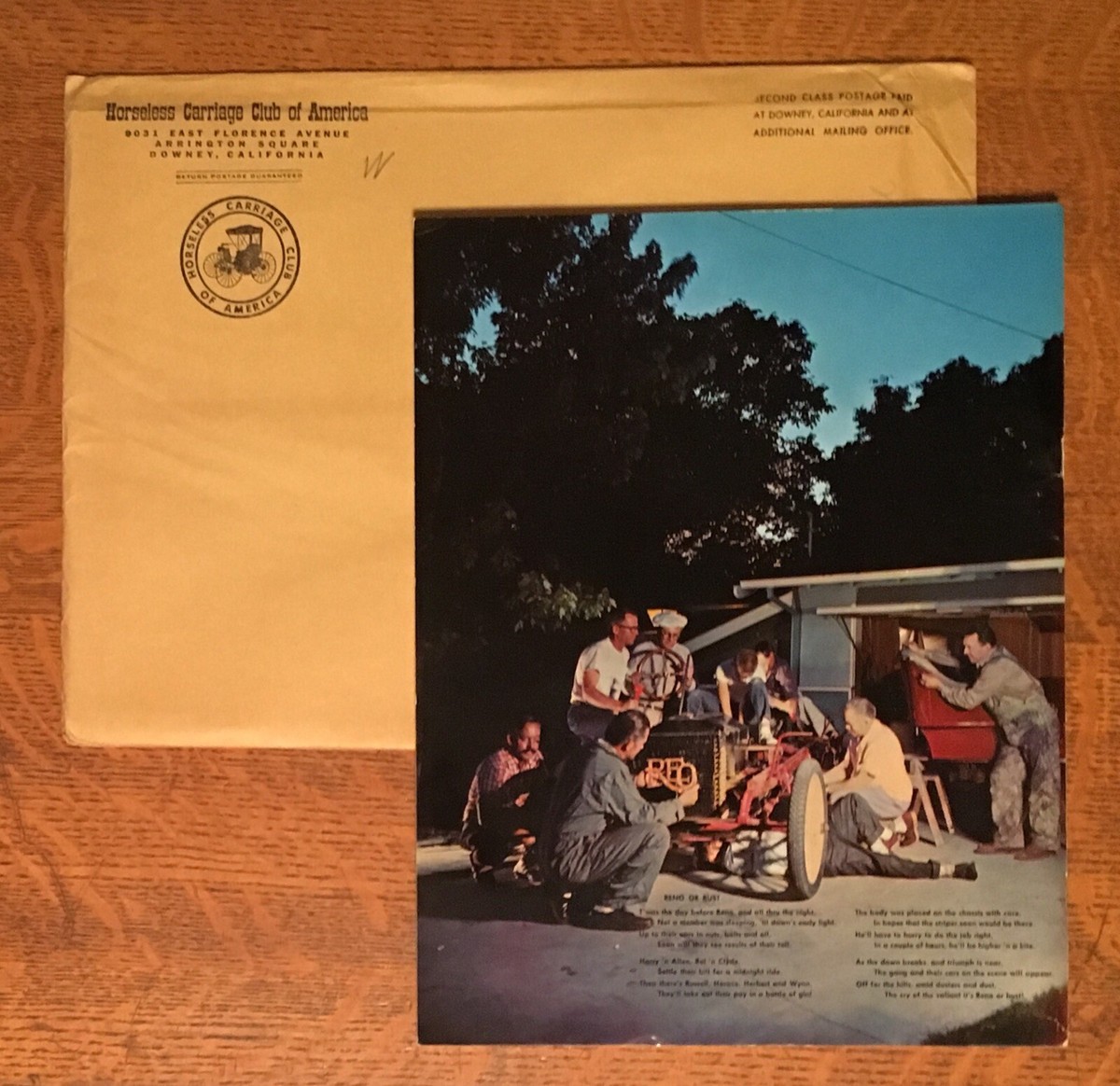 Vntg Horseless Carriage Gazette, Vol. 24, No.3, May-June, 1962