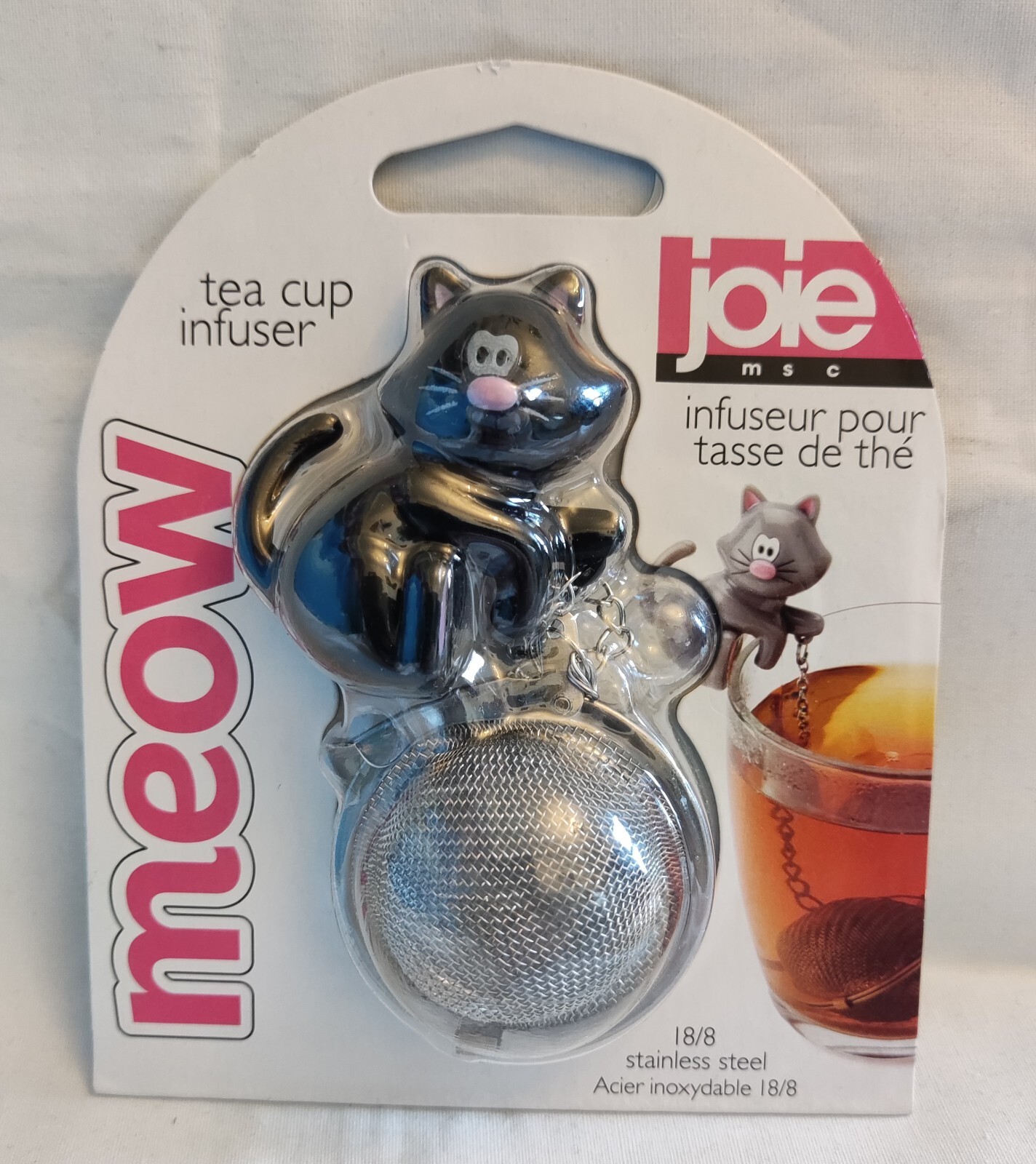JOIE MEOW TEA INFUSER BLACK 😸 NEW IN PACKAGING 😸 eBay