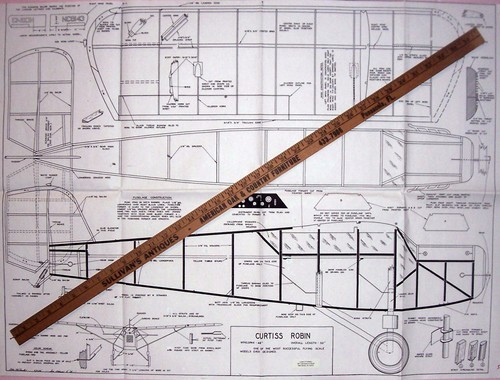 Flyline CURTISS ROBIN PLAN + BAUARTIKEL für 41" Spannweite RC Modellflugzeug - Bild 7 von 10
