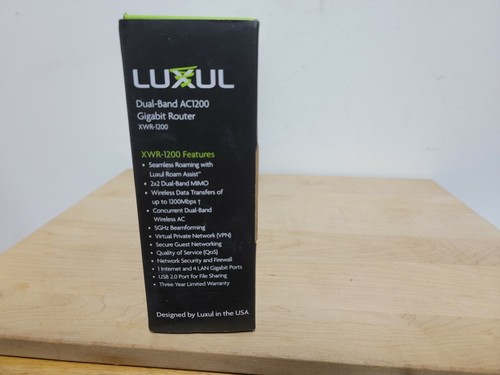 Brand New Boxed LUXUL Wireless Dual-Band Wireless AC1200 Gigabit Router XWR-1200 - Picture 5 of 8