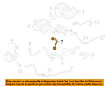 BMW OEM 09-11 335d Emission System Emission Components-Line 11537795136