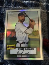 2021 Topps Chrome Platinum Anniversary Refractor  414 Ender Inciarte Braves