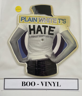 Plain White T's - Hate (I Really Don't Like You) 7  Vinyl  Record Picture Disc