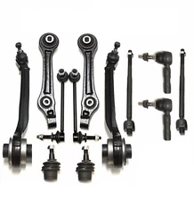 12 Pc Lower Control Arm Tie Rod Ends Ball Joints for 300 Charger Challenger