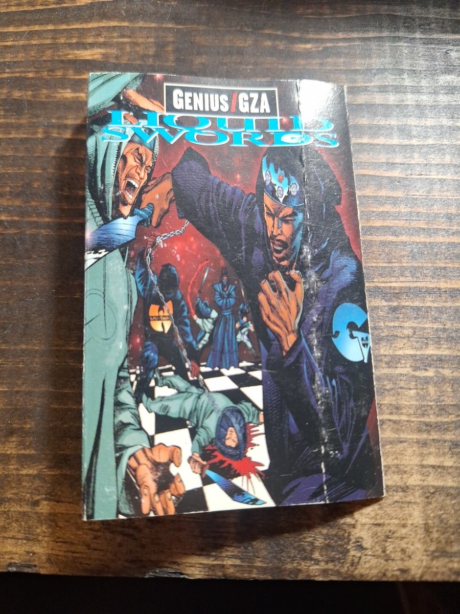 未開封 新品 シールド GENIUS GZA WU-TANG CLAN GZA Genius Liquid Swords Cassette Sleeve No Cassette OG 1995