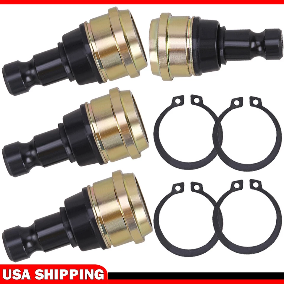 4X Heavy Duty Front Lower Upper Ball Joint For Polaris Scrambler XP 850 2013-15 - Image 3 of 4