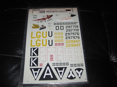 B-17 Flying Fortress #2 by Microscale Decals in 1/48 scale