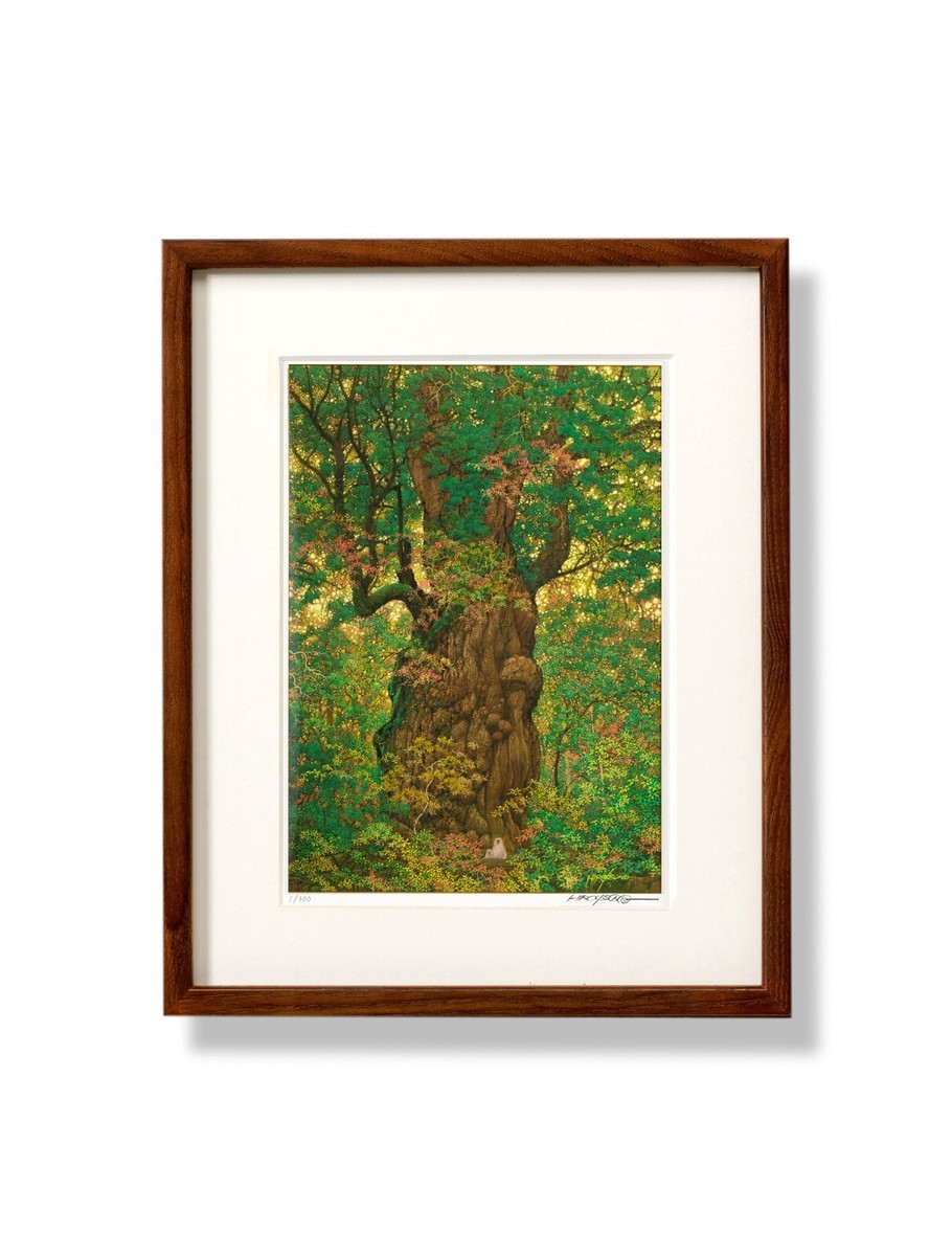 Hiroo Isono Framed Art Print Autumn Jomon Cedar Limited 300