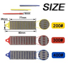 3pc Diamond Sharpening Block Hone Block Kitchen Knife Sharpener Whetstone Tool