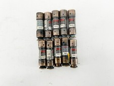 Lot of 10 Bussmann FRN-R-5 Dual Element Time Dealy Fuse 5A 250V