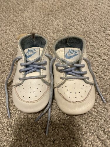 Vintage Nike 1988 Baby Neugeborene Krippe Schuhe mit Dose und Socken Sweet Dreams - Bild 4 von 14